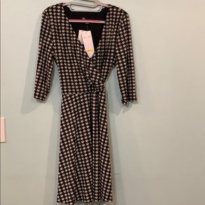 Versona houndstooth dress